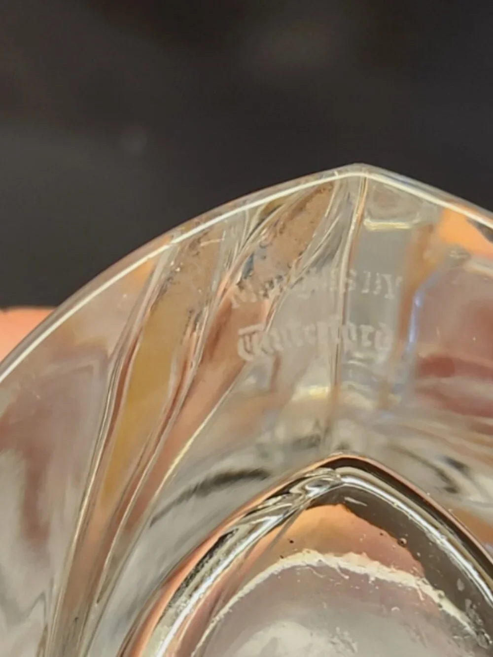 Marquis by Waterford Trillium Collection Vase 3 Sided Crystal 7